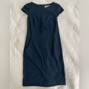 MM Lafleur Classic Navy Mini Dress